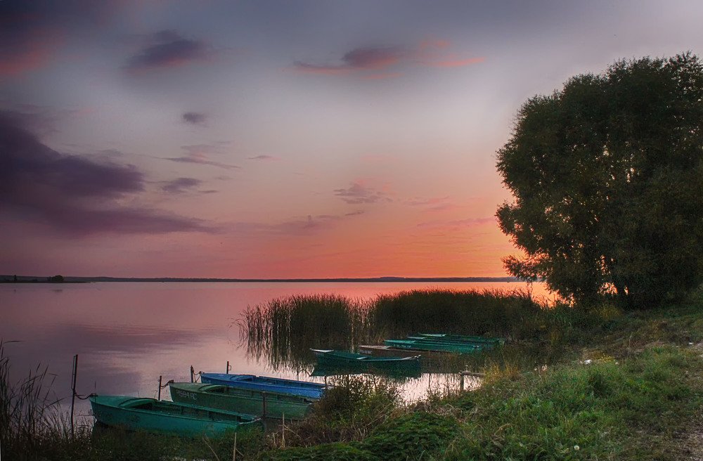 Закат. Озеро Неро