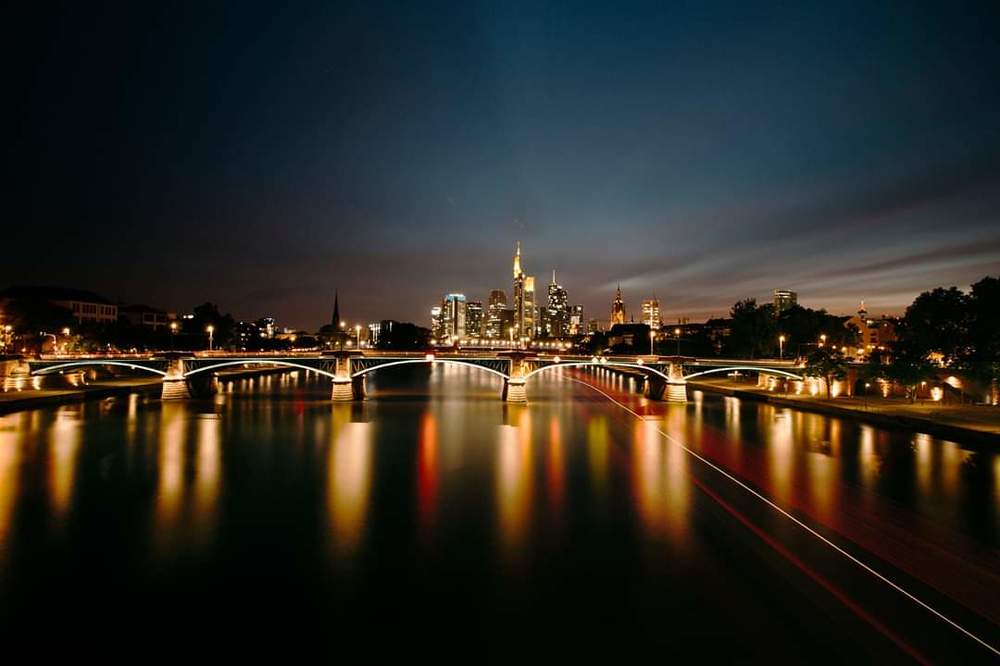 Frankfurt at night