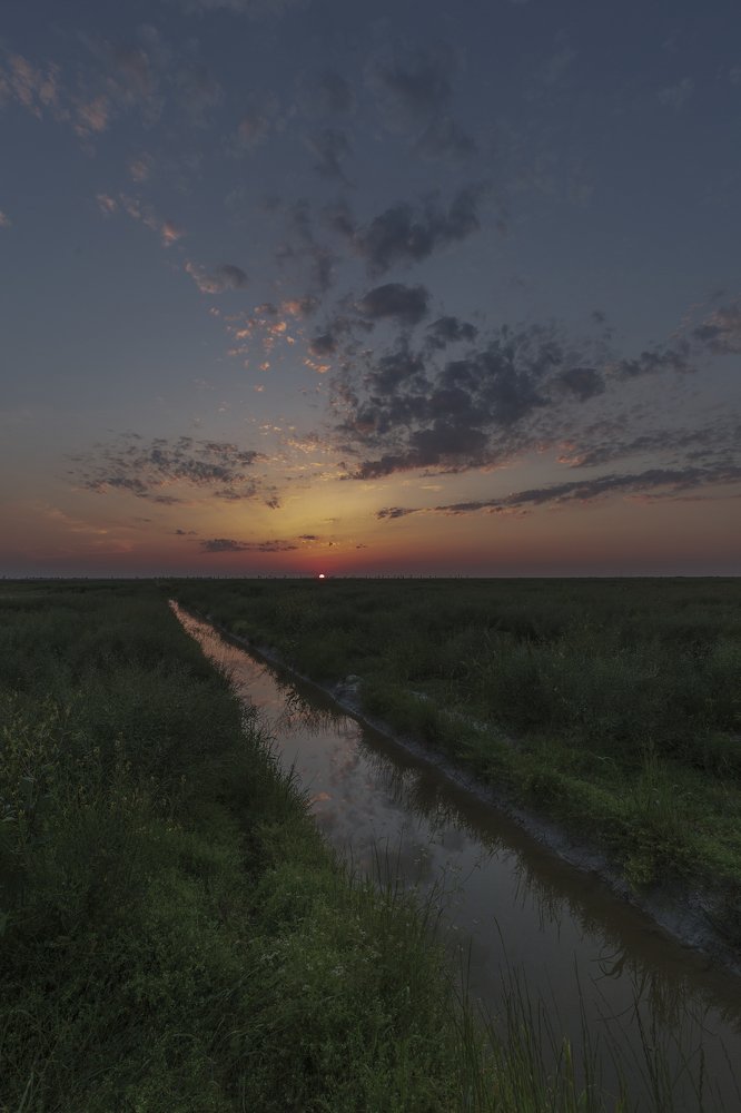 sunset in miyankaleh