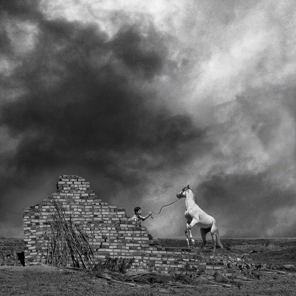 A rural boy and his friend