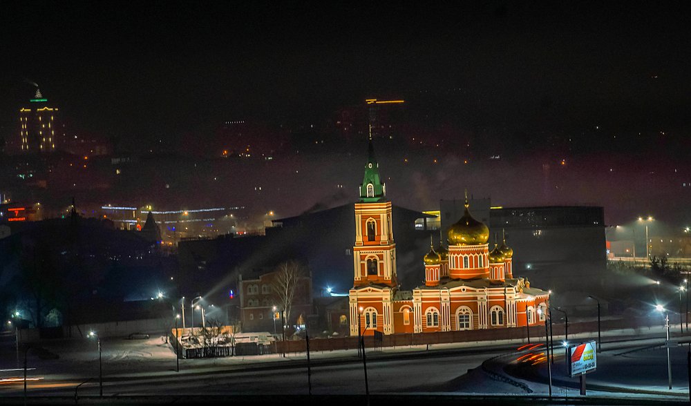 Огни ночного города