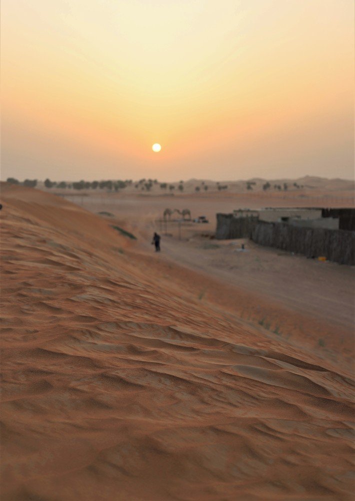 Красный закат...