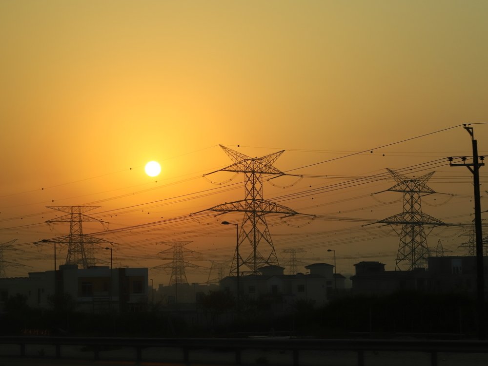 Высоковольтный закат...