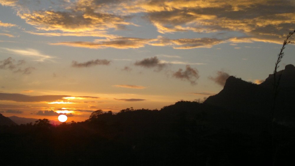 Sun set at balangoda
