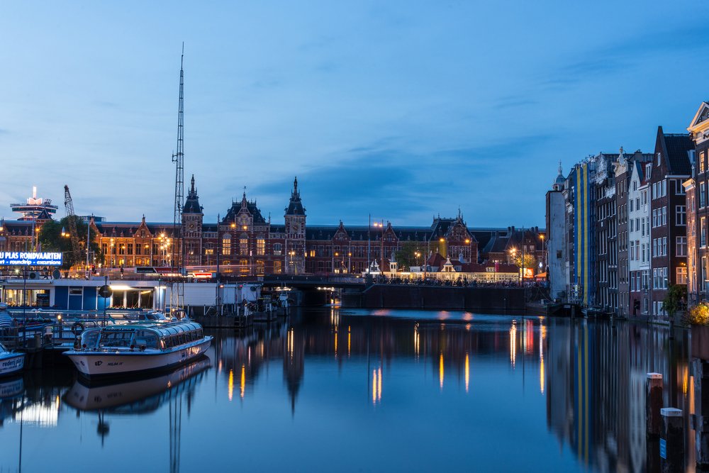 Вечерний Амстердам