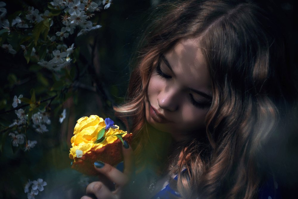 Утро в цветах