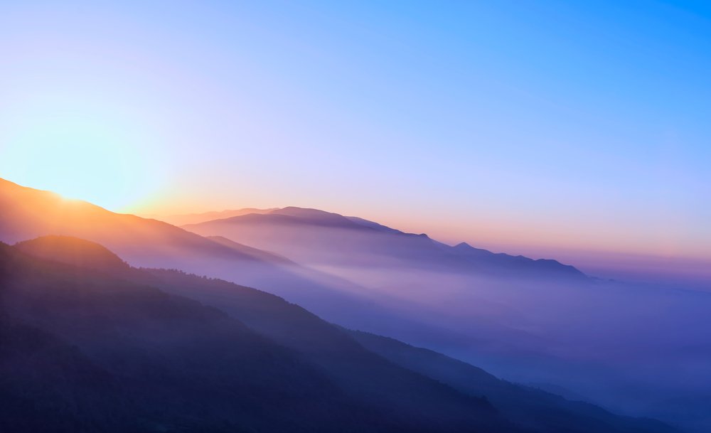 Flying over the clouds