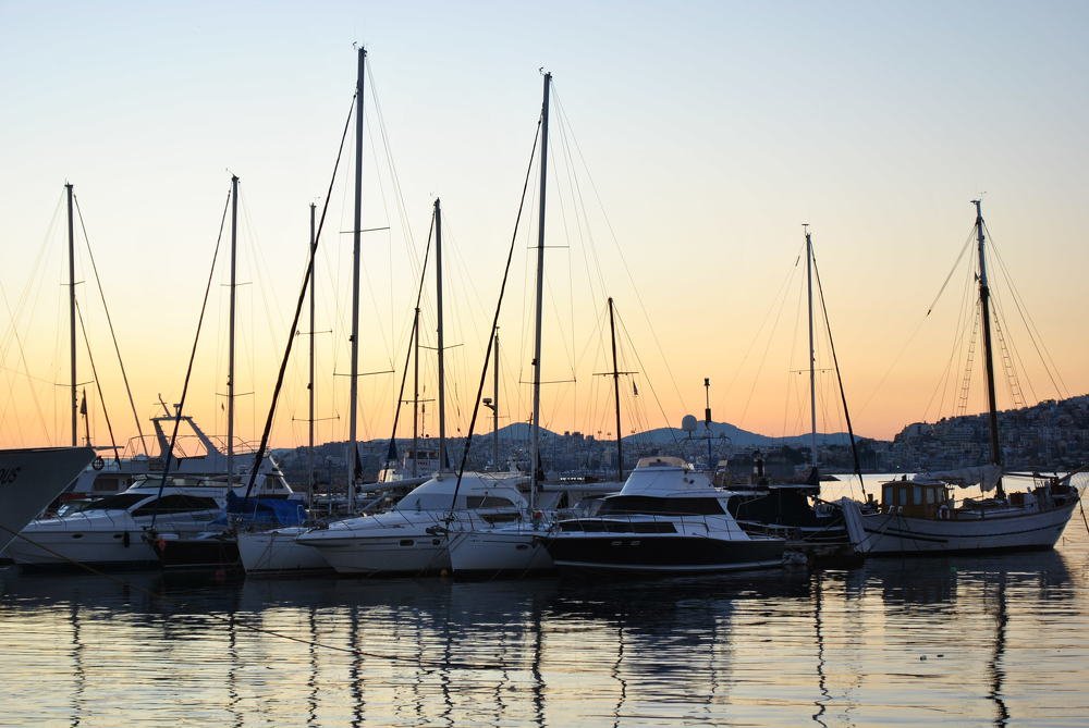 Sunset marina