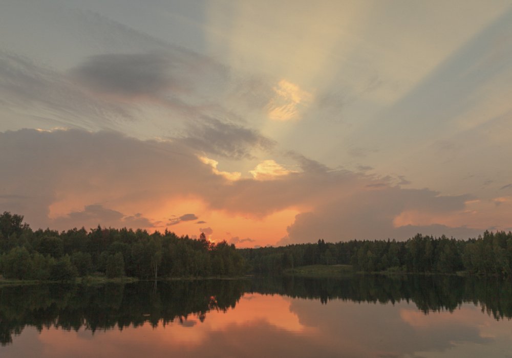закат в Подмосковье 2