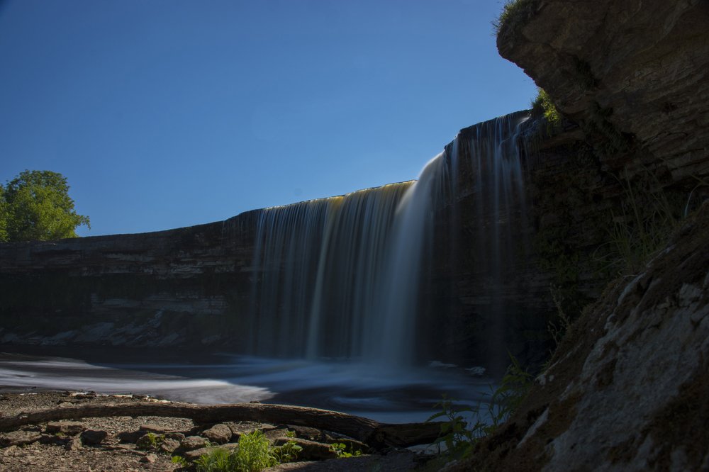 Waterfall Jagala-Joa near Tallinn, Estonia