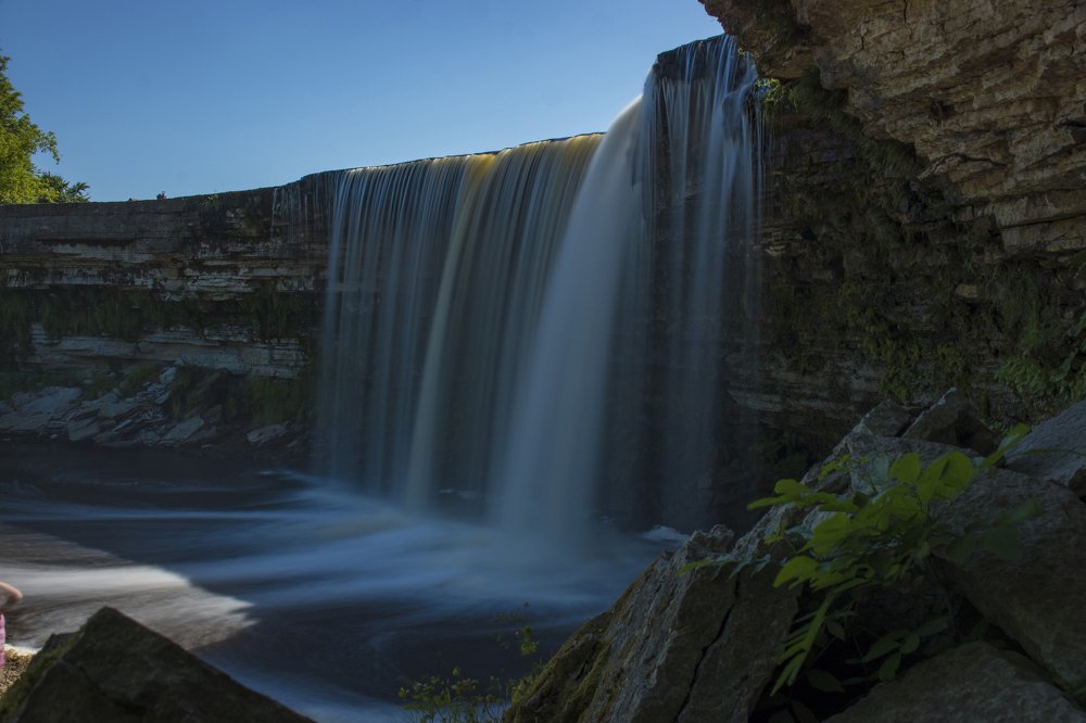 Waterfall Jagala-Joa near Tallinn, Estonia