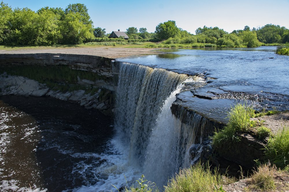 Waterfall Jagala-Joa near Tallinn, Estonia