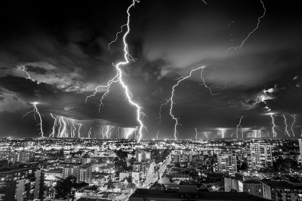 When the storm hit the city