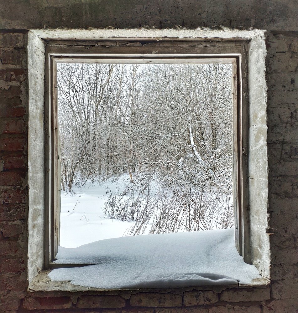окно