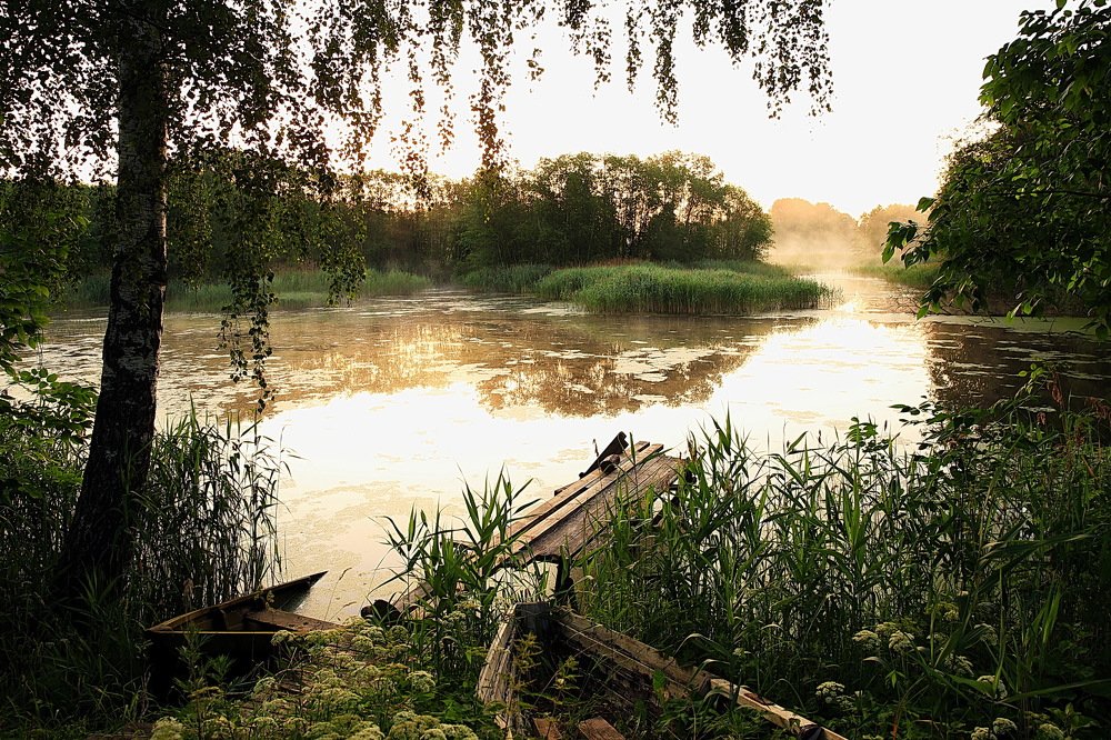 Рассвет на р. Друйка.