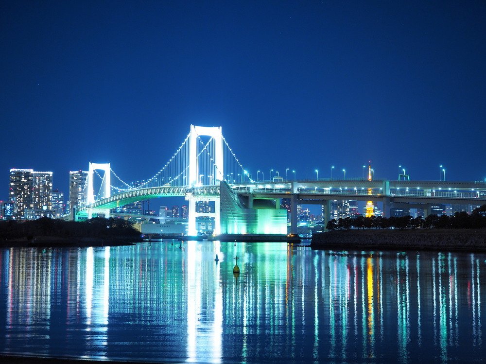 City floating in the sea