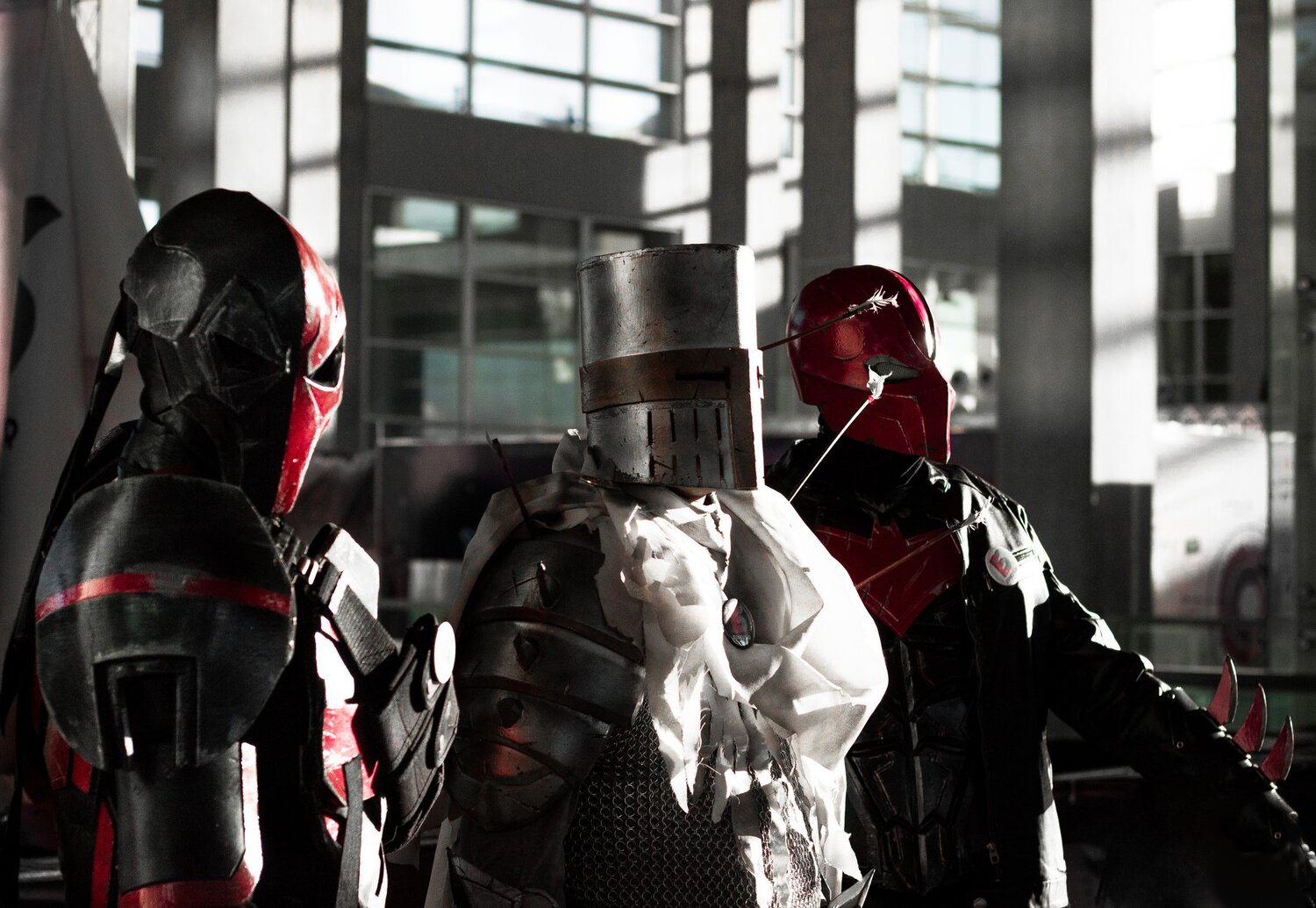 Cosplayers on the show