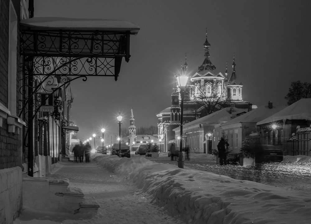 Прогулка по вечернему городу.