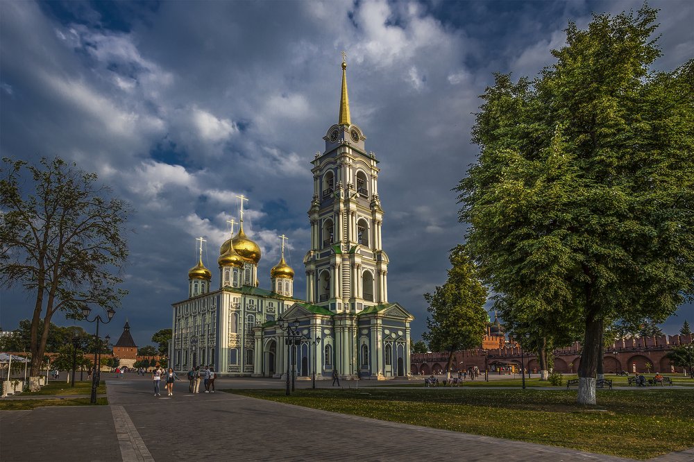 Вечер в Тульском кремле.