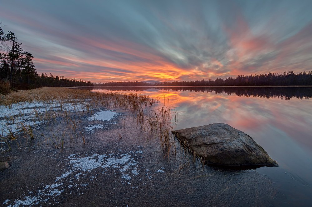 Северный закат.