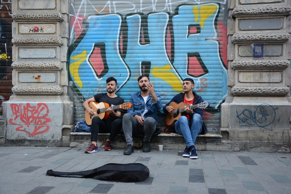 Street musicians