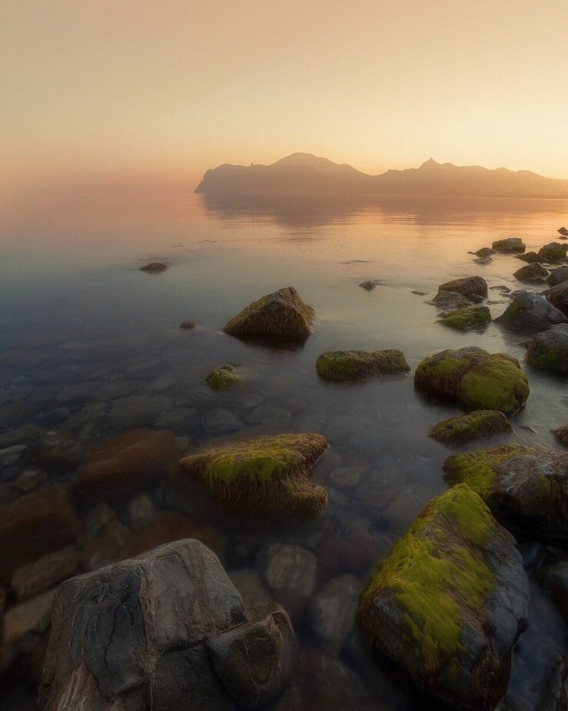 Закатные краски Тихой бухте