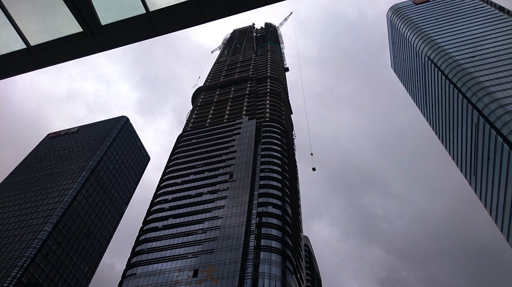 Skyscrapers in Shenzhen exhibition center