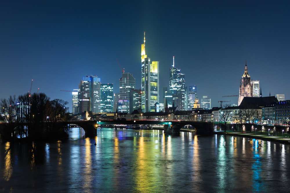 Ночной Франкфурт