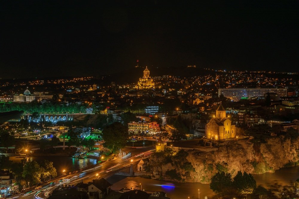 Ночной Тбилиси