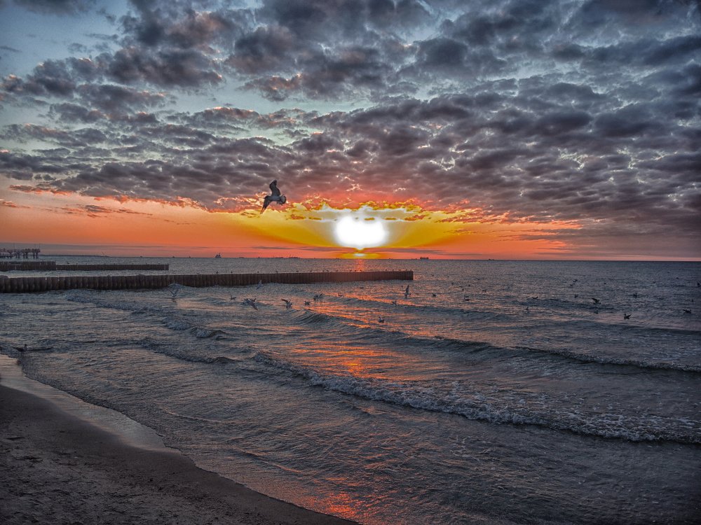 Морской закат в Кранце