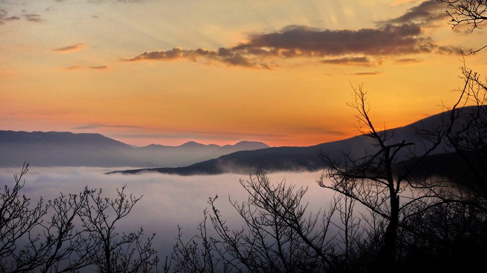 Закат на Демерджи