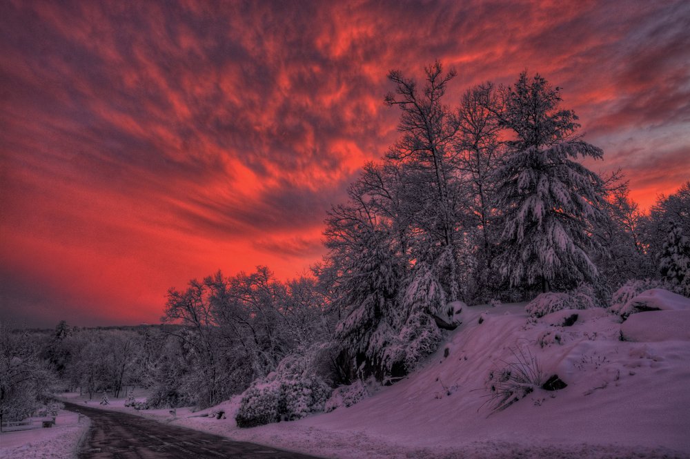 Зимний закат