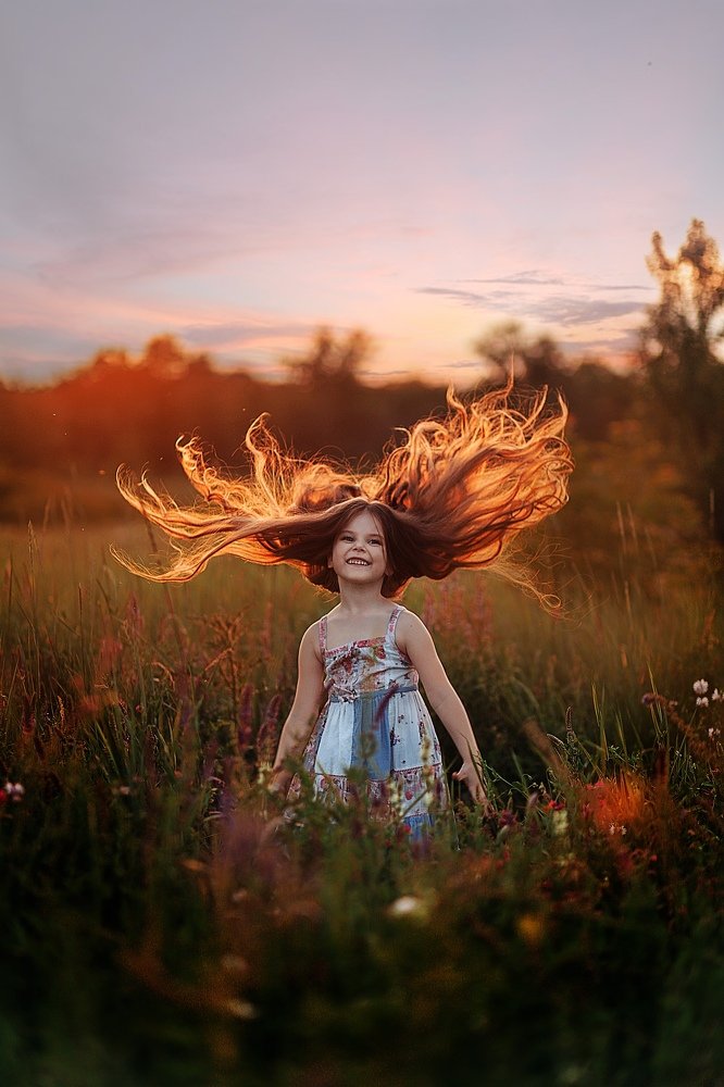 В лучах заката