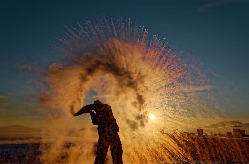 Рассвет мороз и кипяток