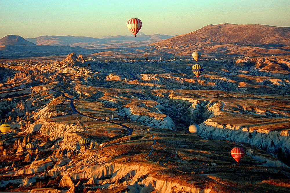 Встреча восхода на воздушном шаре