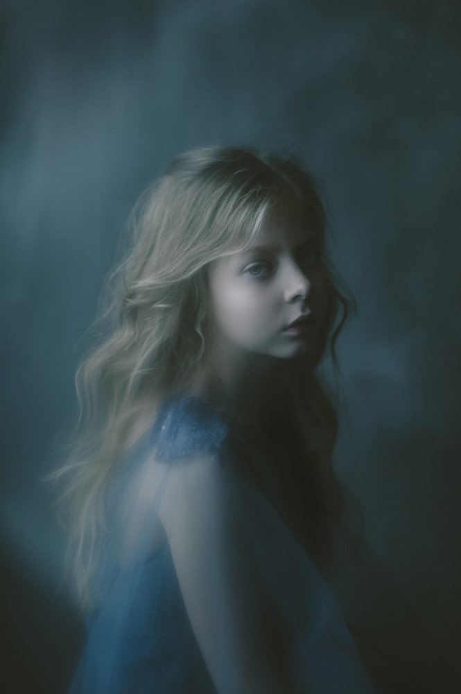 Blue portrait
