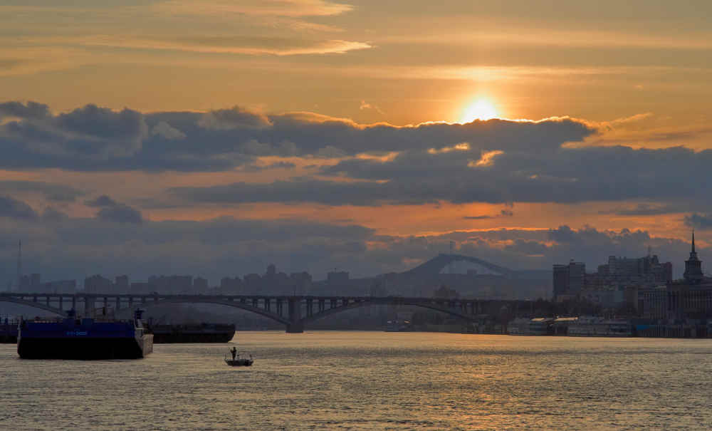 Рыбалка на Енисее.