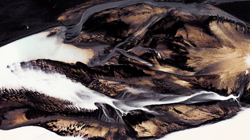 Vatnajokull melted rivers