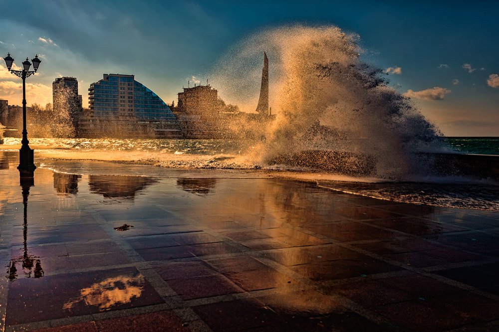 Шторм в Севастополе