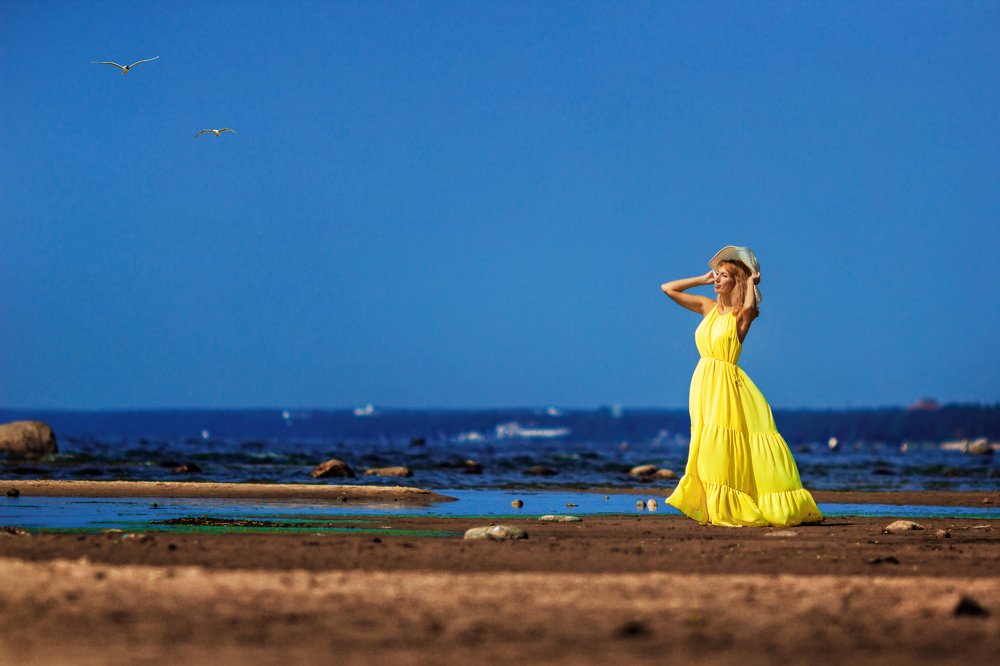 Синее и желтое