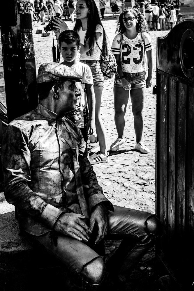 Hot day at Avignon, France
