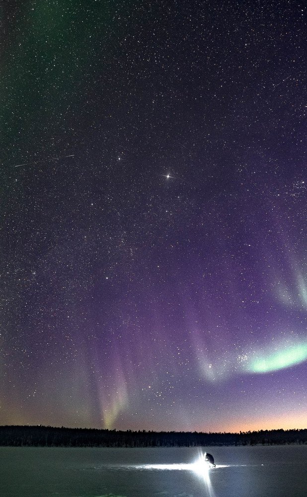 Рыбалка под сиянием