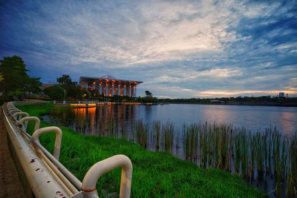 The Sunset at Putrajaya Lake