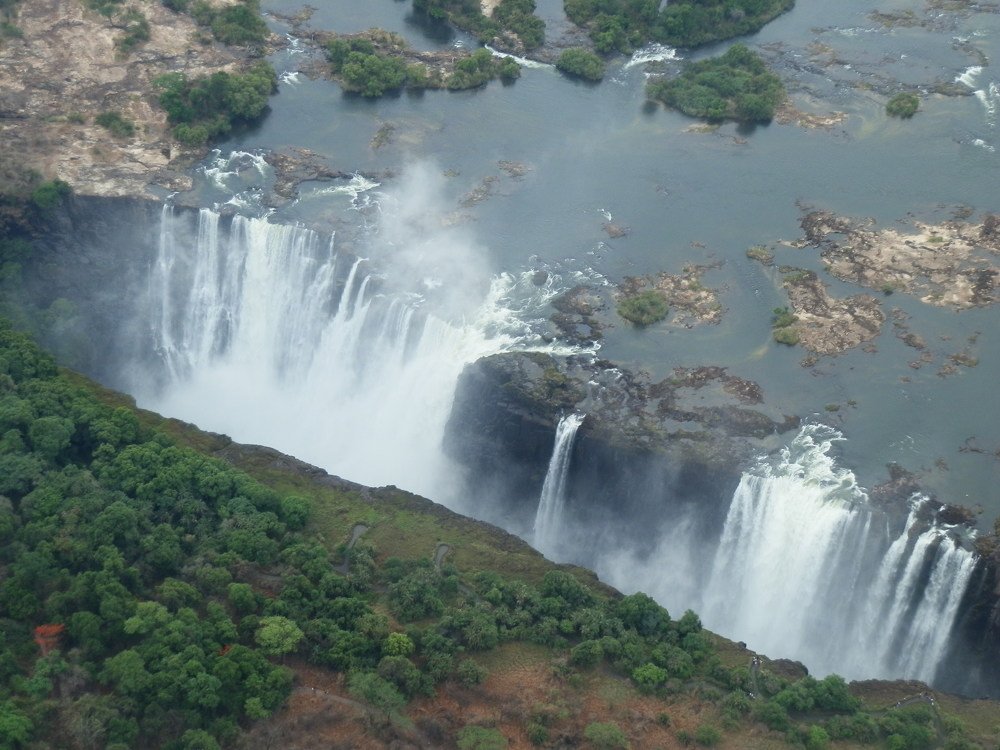 Victoria Falls from the sky