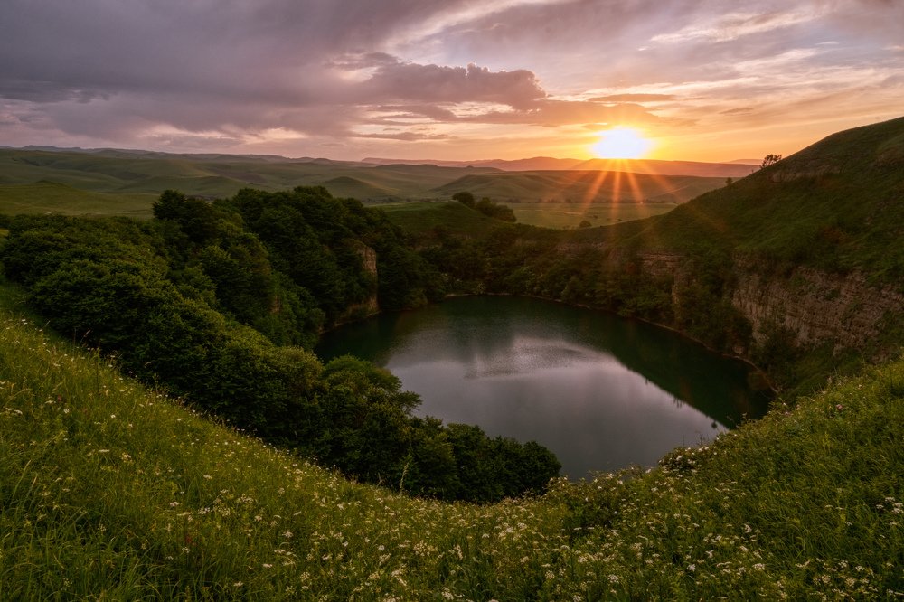Кабардино-Балкария. Озеро Шадхурей.