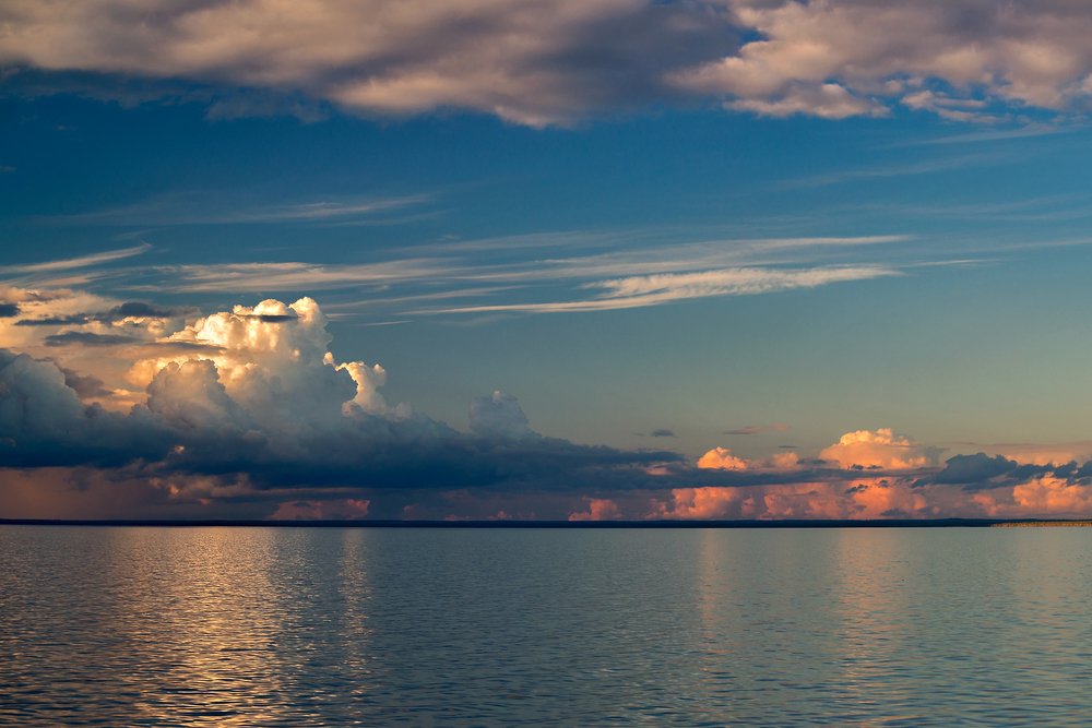 Закат на Белоозере