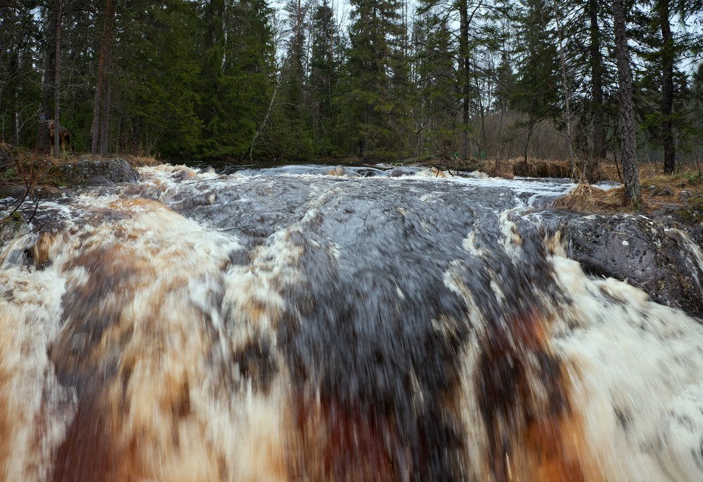 Рускеальские водопады.  Ахвенкоски