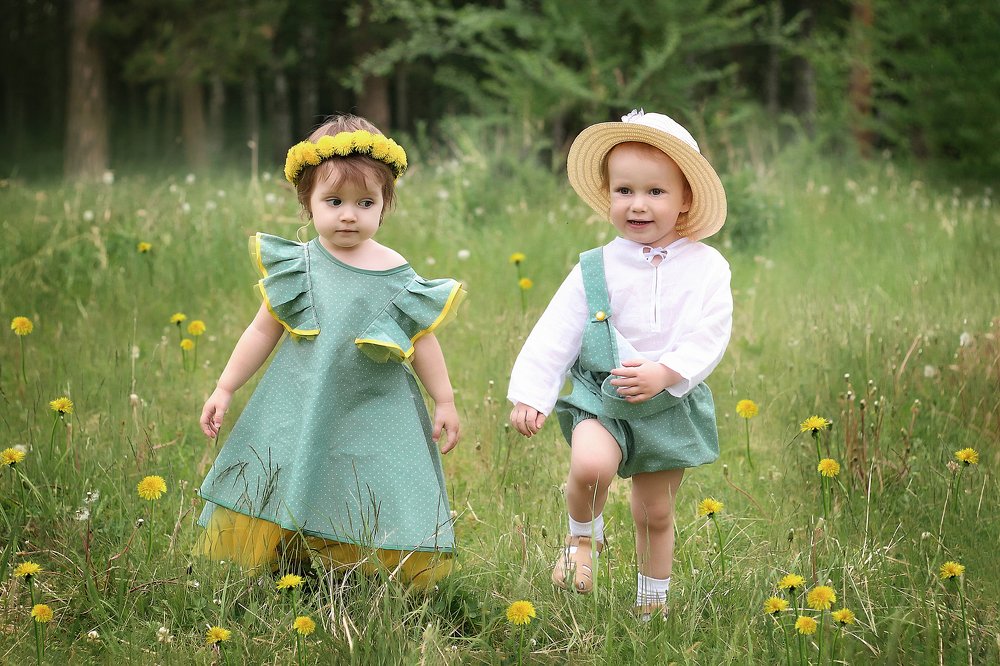 дети и одуванчики