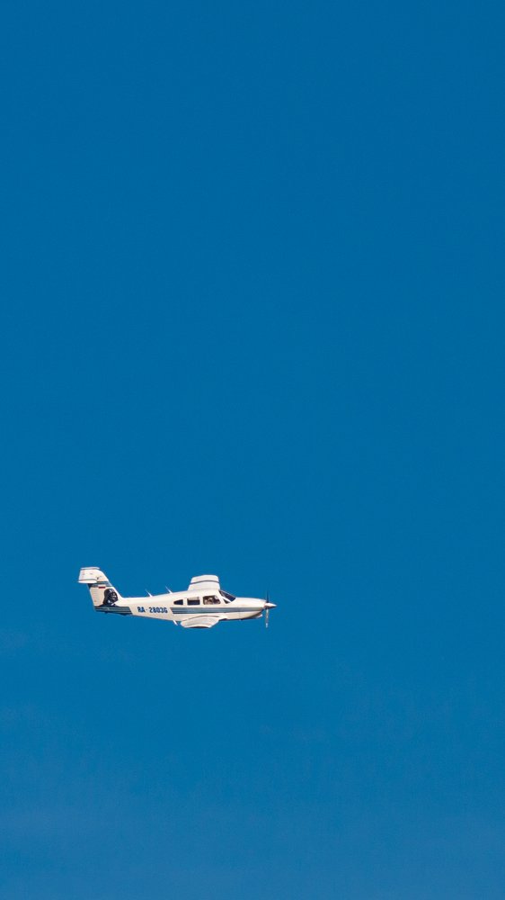 небо, самолёт...