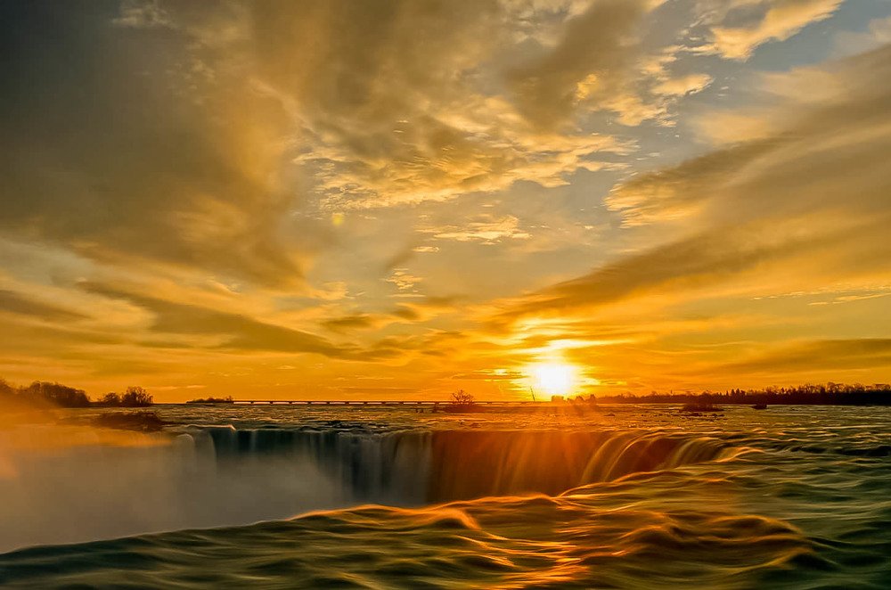 The End of the day & Niagara Falls Ontario